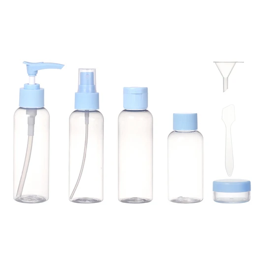 40001, Ideal Travel TSA-Compliant Travel Bottle Set 7PC with Clear Zip Bag, 191554400016