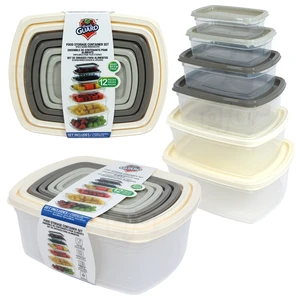 56134, Fresh Guard Rectangular Food Storage Container Set 6pcs, 191554561342