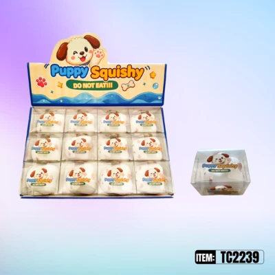 TC2239, Crunchy Squishy Puppy 3.14"x2.8", 887258042392