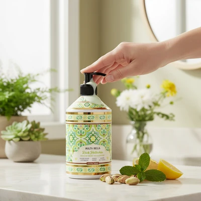 60683, Molto Bella Hand Soap 21.3oz – Rich Pistachio, 191554606838