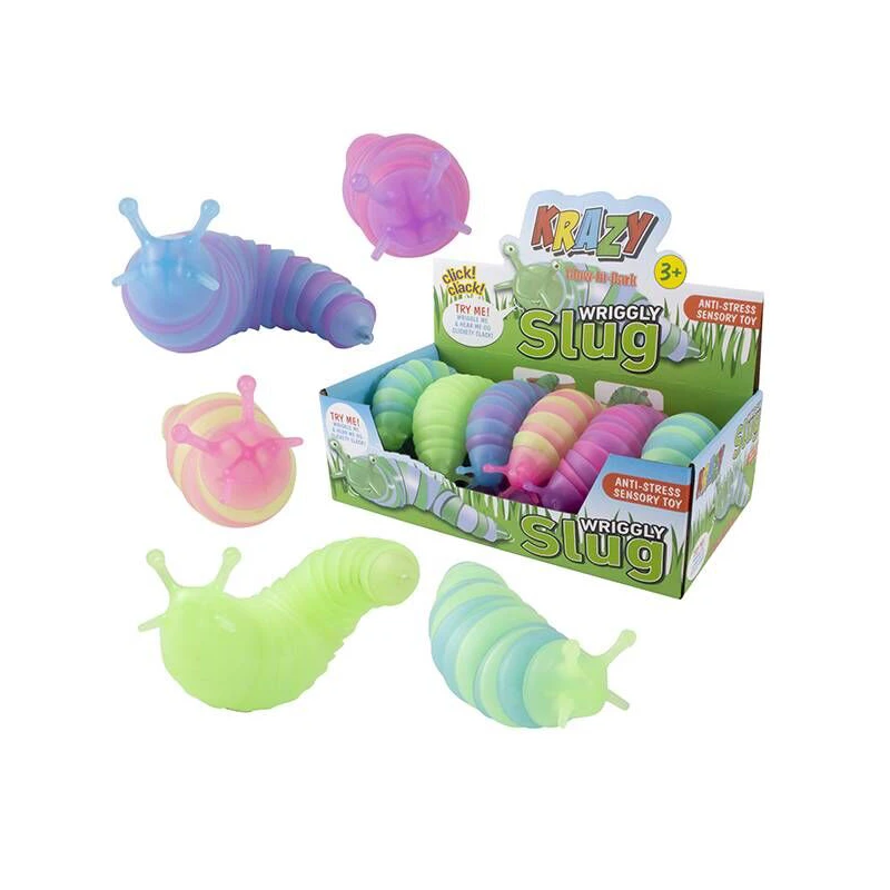 KRAZY Wriggly Slug Glow in Dark