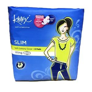 KSS-S8W, Kotex Soft & Smooth Slim 8CT Wing, 8992812805121