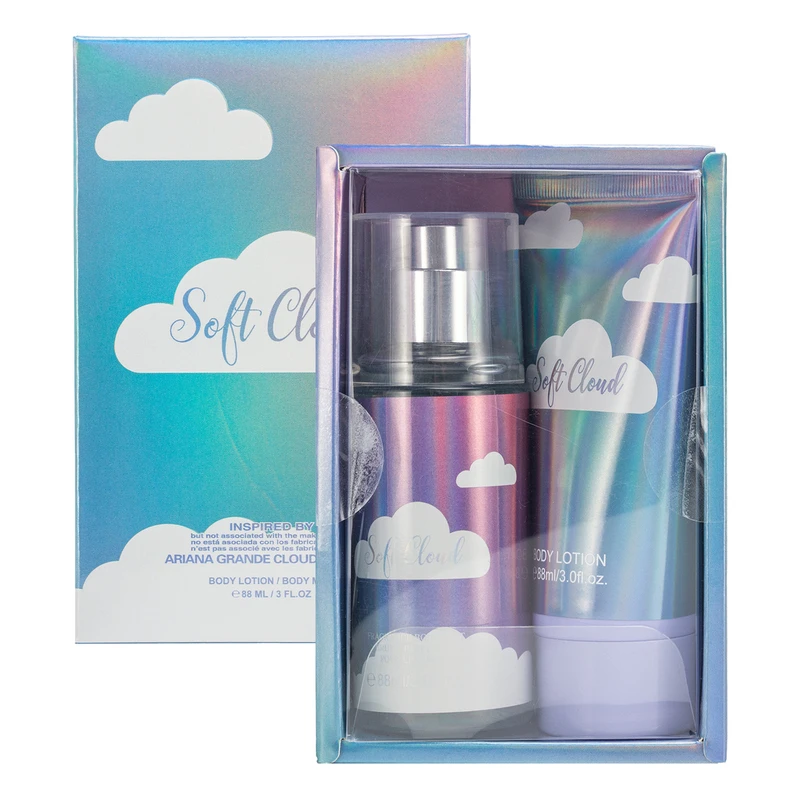 Women's 2pcs Gift Set SOFT CLOUD 88ml/3fl.oz Body Mist 88ml/3fl.oz Body Lotion