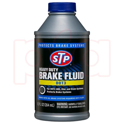 STP2036, STP 12oz Heavy Duty Brake Fluid DOT3, 071153002036