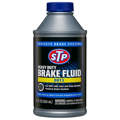 STP2036, STP 12oz Heavy Duty Brake Fluid DOT3, 071153002036