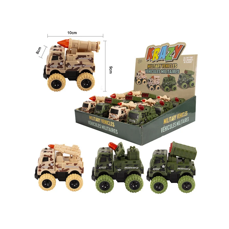 Krazy Toy Truck Display Military