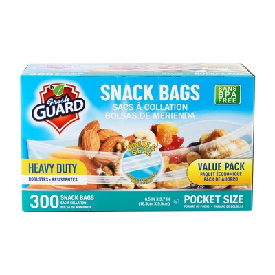 31100, Fresh Guard Snack Bag 300ct, 191554311008