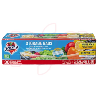 31106CN, Fresh Guard Storage Bag 2 Gal 30CT, 191554311060