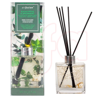 99855, Air Fusion Scented Reed Diffuser Set Eucalyptus & Spearmint 120ml, 191554998551