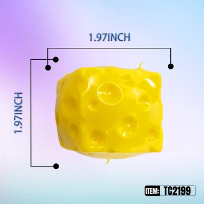 TC2199, Crunchy  Squishy Cheese  1.97"x1.97", 887258041999