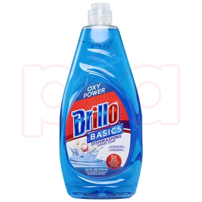 BB-28089, Brillo Dish Liquid 24oz Oxy, 810020280890