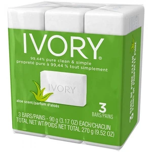 IV3A, Ivory Bar Soap 3.1oz 3pk Aloe, 3700012365