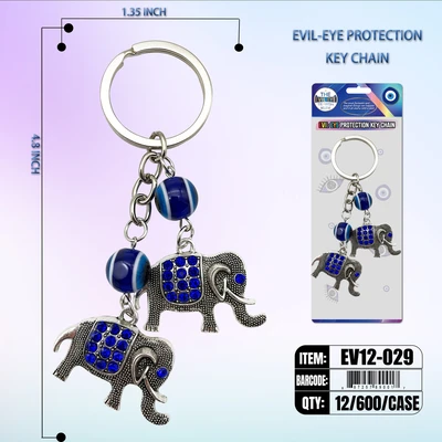 EV12-029, EVIL EYE KEY CHAIN PROTECTION, 887257890017