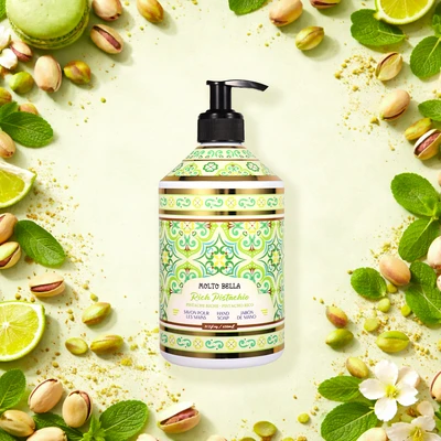 60683, Molto Bella Hand Soap 21.3oz – Rich Pistachio, 191554606838