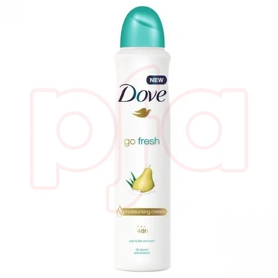 DBS250PA, Dove Body Spray 250ml Go Fresh Pear & Aloe, 8710908559204