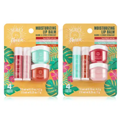 26190, Solo  En Ibiza Moisturizing Lip Balm 4pk, 191554261907