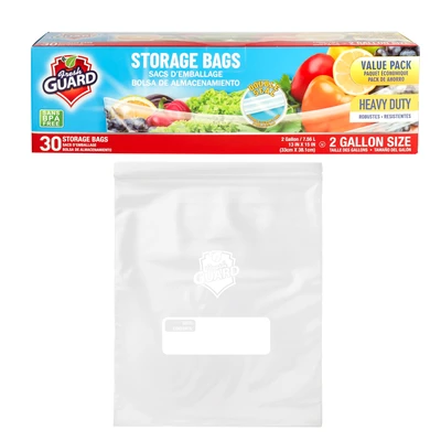 31106, Fresh Guard Storage Bag 2 Gallon 30ct, 191554311060