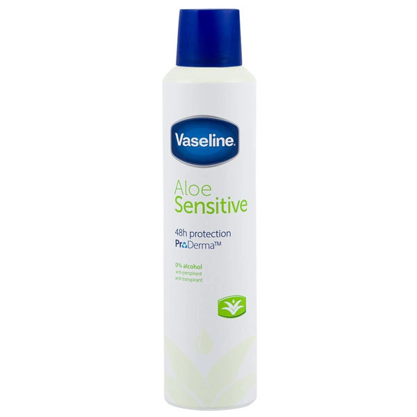 VBS250-AS, Vaseline Body Spray 250ml Aloe Sensitive, 8886467000799