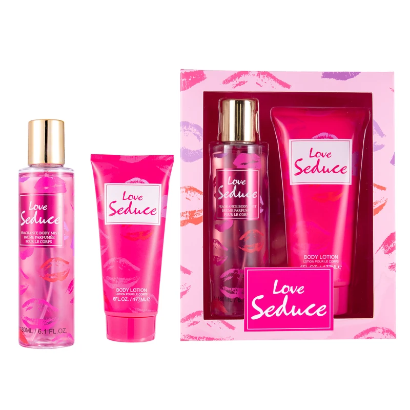 Women's Body Mist 2pcs Set Love Seduce 180ml Body Mist 177ml Body Lotion