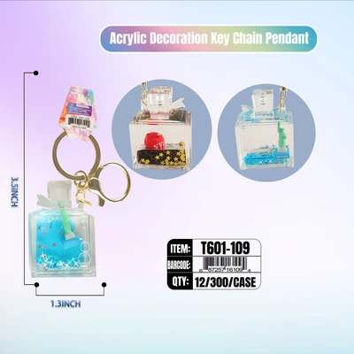 T601-109, New York Acrylic Souvenir Key Chain, 887257161094
