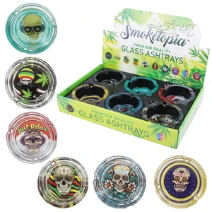 55600, Glass Ashtrays Round 8.5㎝  210g, 036882556007