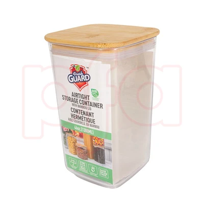 56054, Fresh Guard Airtight Storage Container with Bamboo Lid 1300ml, 191544560546