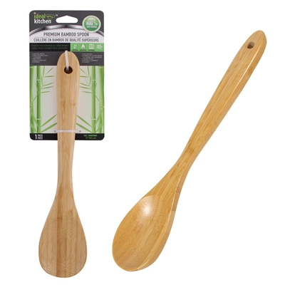 56361, Ideal Kitchen Premium Bamboo Solid Spoon, 191554563612