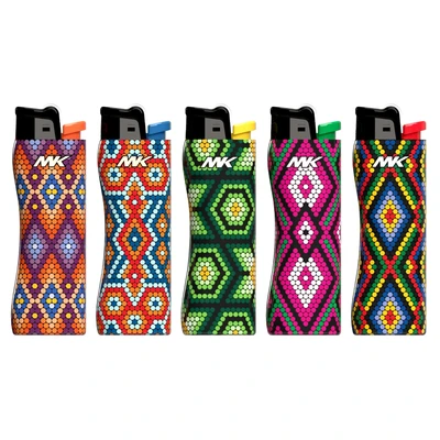 ZY-9G-HUICHOL, MK Disposable Flint Lighter Grip Pro Huichol