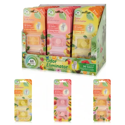 99881, Air Fusion Bin Freshener 2 Pack 0.17oz w/PDQ, 191554998810