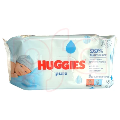 H56P, Huggies Wipes 56CT Pure, 5029053550039