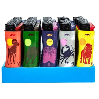 ZY-9G-ASTRO, MK Disposable Flint Lighter Grip Pro Astrology