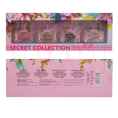 88431, Women's 4pcs Set SECRET COLLECTION 0.68fl.oz/20ml ×4 EDP, 191554884311