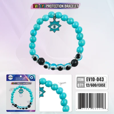EV10-043, Evil Eye Bracelet Protection, 887257880018