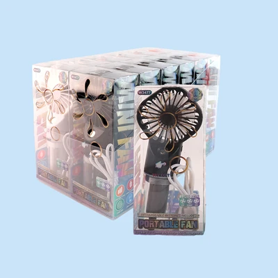W3477, Spray Rechargeable Portable Fan Assorted Color/PDQ, 887257734779