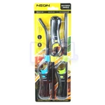 ZY-3884-CBO-3PK, NEON Combo Utility Long Lighter 3Pack (1Reg, 1Reg WP &1 FlexNeck WP), 850048487406
