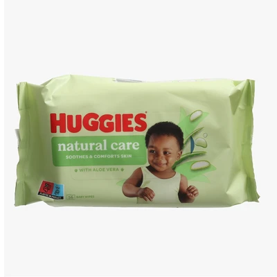 H56NC, Huggies Wipes 56CT Natural Care, 5029053550152