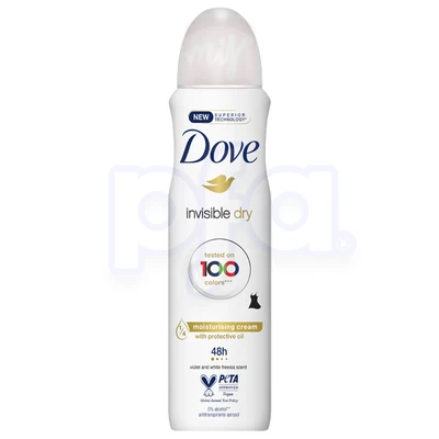 DBS150ID-12, Dove Body Spray 150mL Invisible Dry, 8717163994252