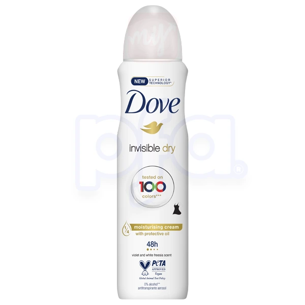 DBS150ID-12, Dove Body Spray 150mL Invisible Dry, 7791293048628