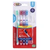 68004, Oral Fusion Medium Bristle Toothbrush & Cap 8PK Set, 191554680043