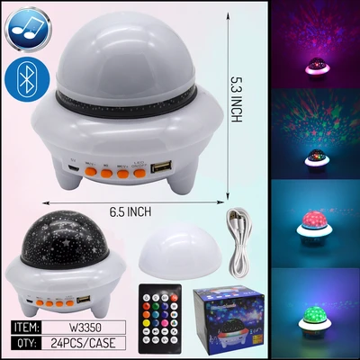 W3350, LED DISCO LIGHT W. B/T USB CHARGE, 887257733505