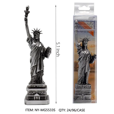 NY-MG5533S, STATUE OF LIBERTY Silver (5.1")