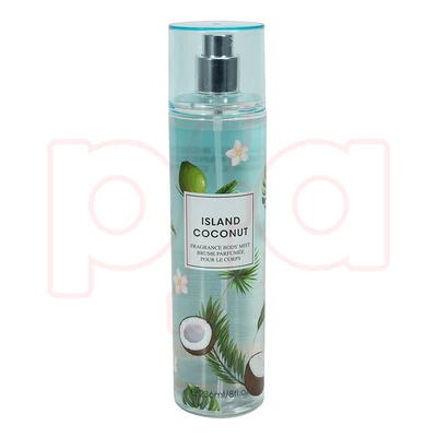 88629, Women's Fragrance Body Mist 8oz  ISLAND COCONUT, 191554886292