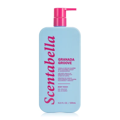 60694, Scentabella Body Wash 16.9oz/500mL  Granada Groove, 191554606944