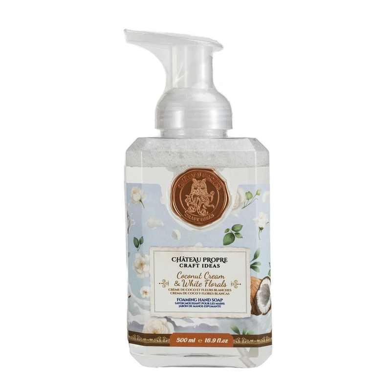 Chateau Propre Foaming Hand Soap 16.9 floz Coconut Cream & White Florals