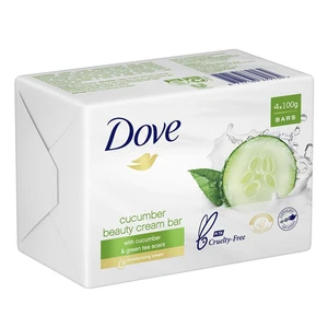 DS100FT4, Dove Soap 100G 4PK Fresh Touch Cucumber, 7501056371838