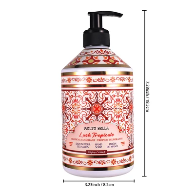 60684, Molto Bella Hand Soap 21.3oz – Lush Tropicale, 191554606845