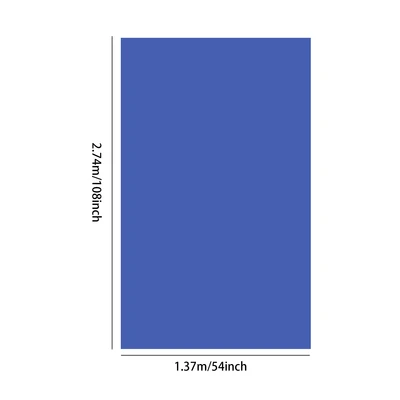 50003, Party Central Heavy Duty Rectangle Plastic Tablecover - Blue, 191554500037