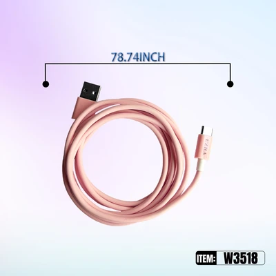 W3518, FAST CHARGING DATA CABLE 2M 60W C-C, 6918033875899