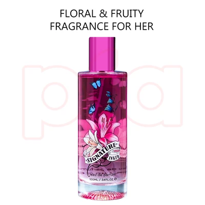 88312, Eau de Parfum 3.4 oz/100 ml Love Signature Inked for Women - United Scents, 191554883123