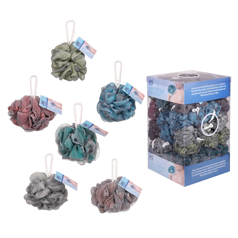 Ideal Bath Shower Ball 2 Tone Display 50g
